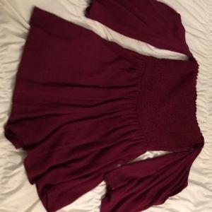 cold shoulder romper